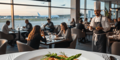 Professional featured image for article: Best Airport Restaurants in 2025 Where Chefs Actually Care.