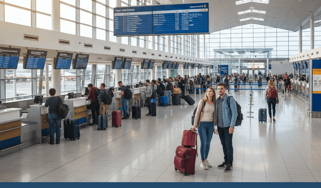 Professional featured image for article: First Time at the Airport? What to Do From Arrival to Board