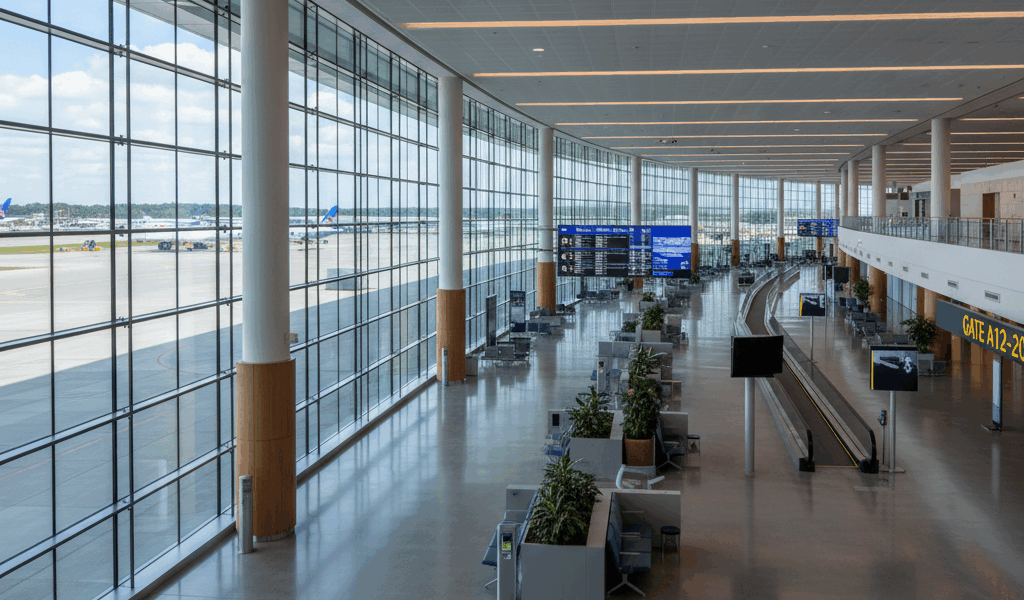 Professional featured image for article: How Airport Terminals Are Designed and Laid Out. High quali
