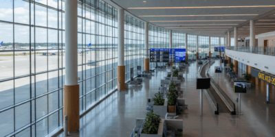 Professional featured image for article: How Airport Terminals Are Designed and Laid Out. High quali