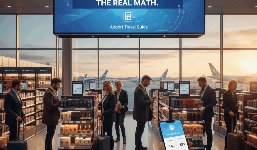 Professional featured image for airport travel article: Is Duty Free Actually Cheaper? The Real Math