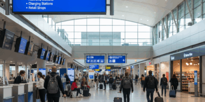 Professional airport travel image for article: Standard Airport Services at Every Terminal