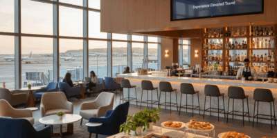 Professional featured image for article: Capital One Lounge at SFO What to Expect and How to Get In.