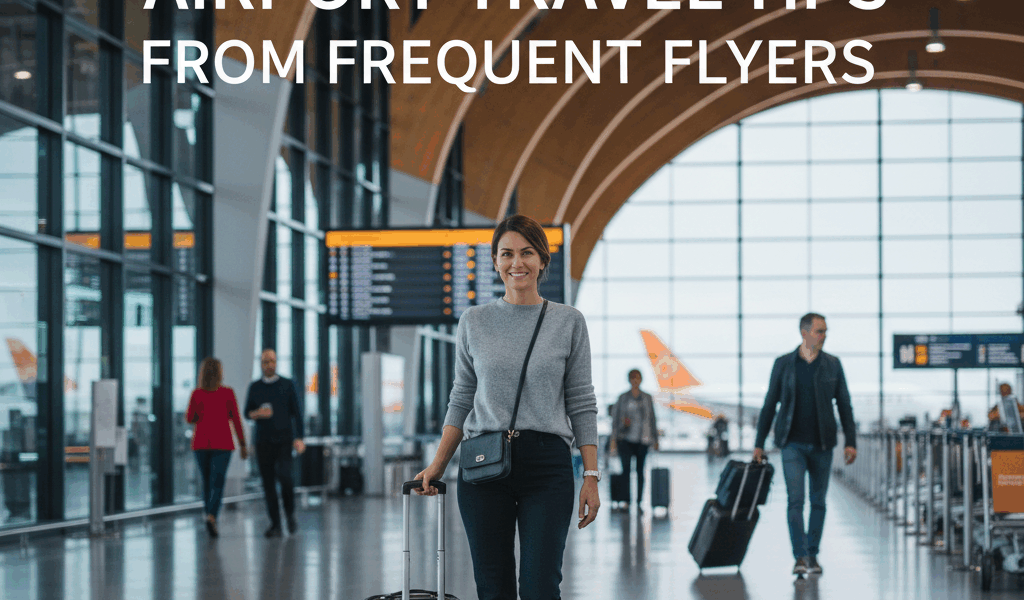 Professional featured image for airport travel article: Stress-Free Airport Travel Tips From Frequen
