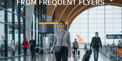 Professional featured image for airport travel article: Stress-Free Airport Travel Tips From Frequen