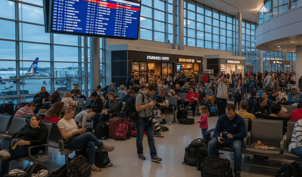 10 Largest US Hub Airports Ranked by Delay Handling