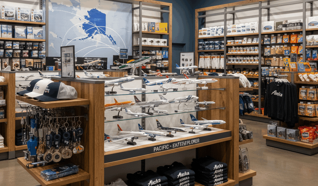 Alaska Airlines Store Merchandise and Souvenirs at SEA