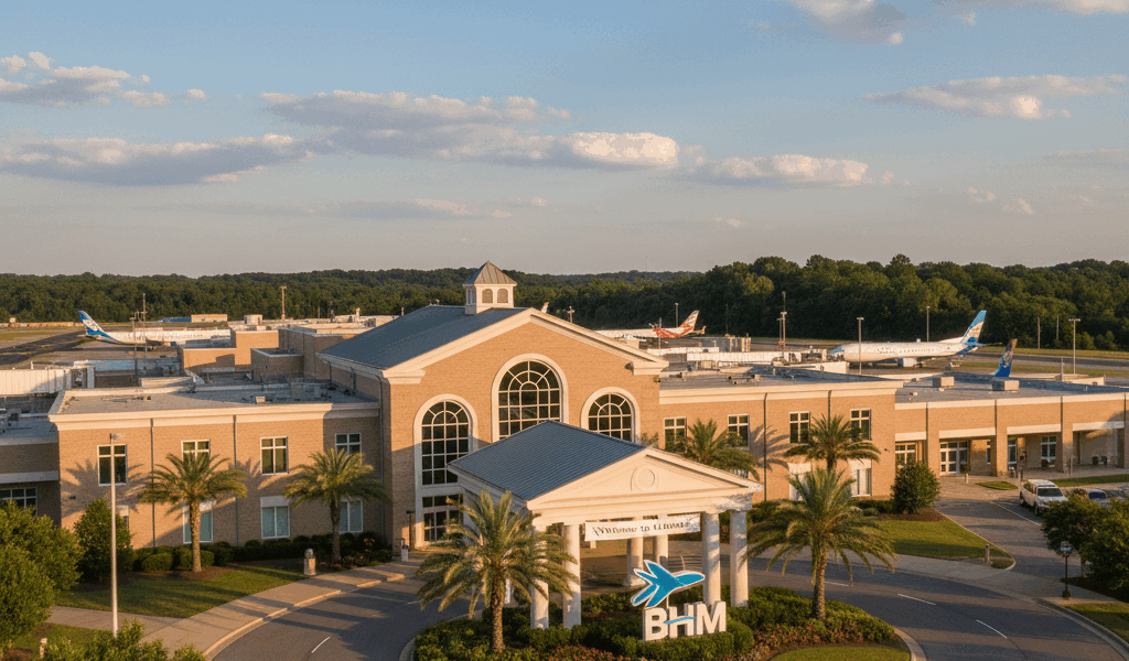Birmingham-Shuttlesworth Airport BHM Terminal Layout and Dining