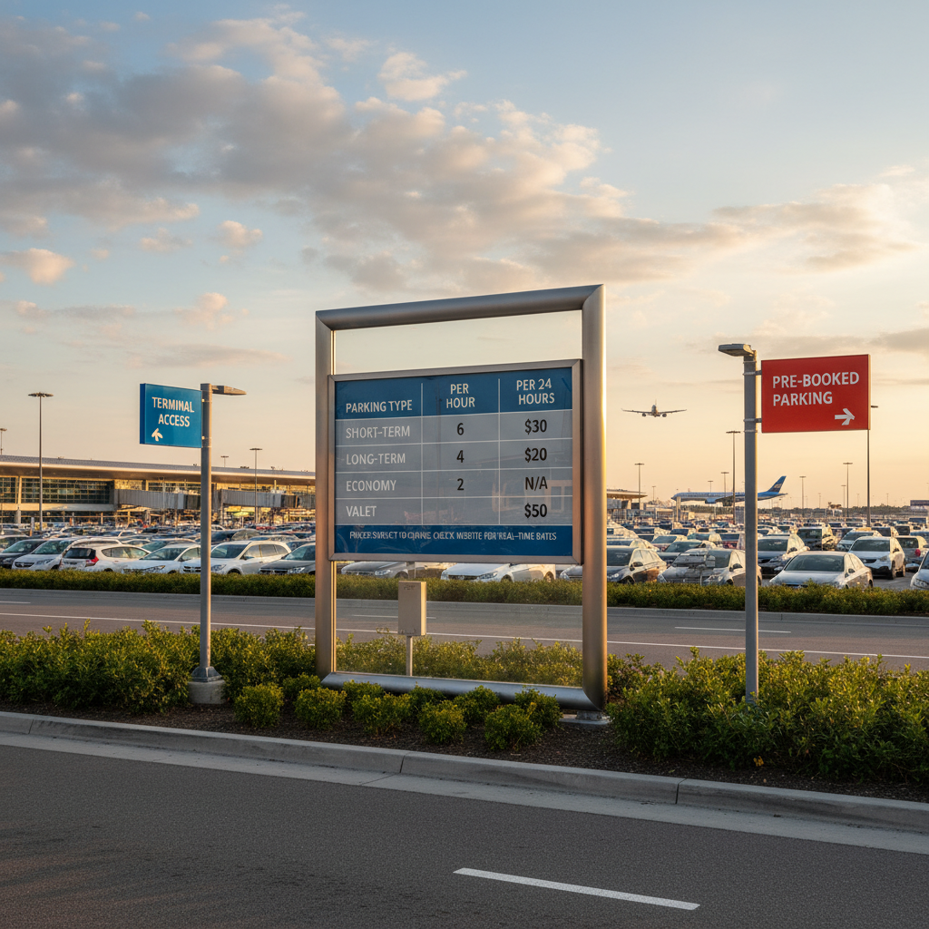 Parking price information