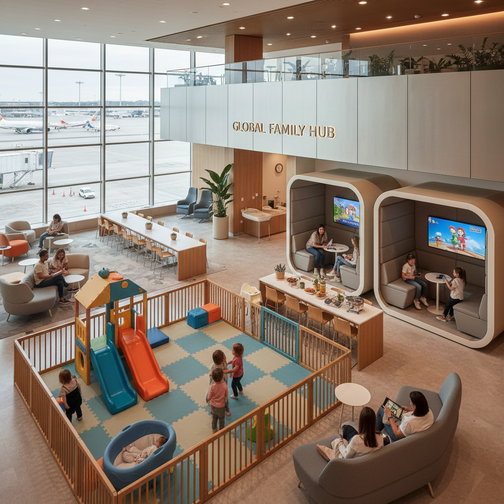 Airport family lounge