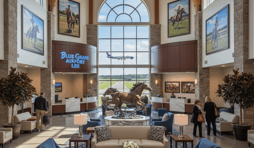 Blue Grass Airport LEX Lexington Kentucky Terminal Photos