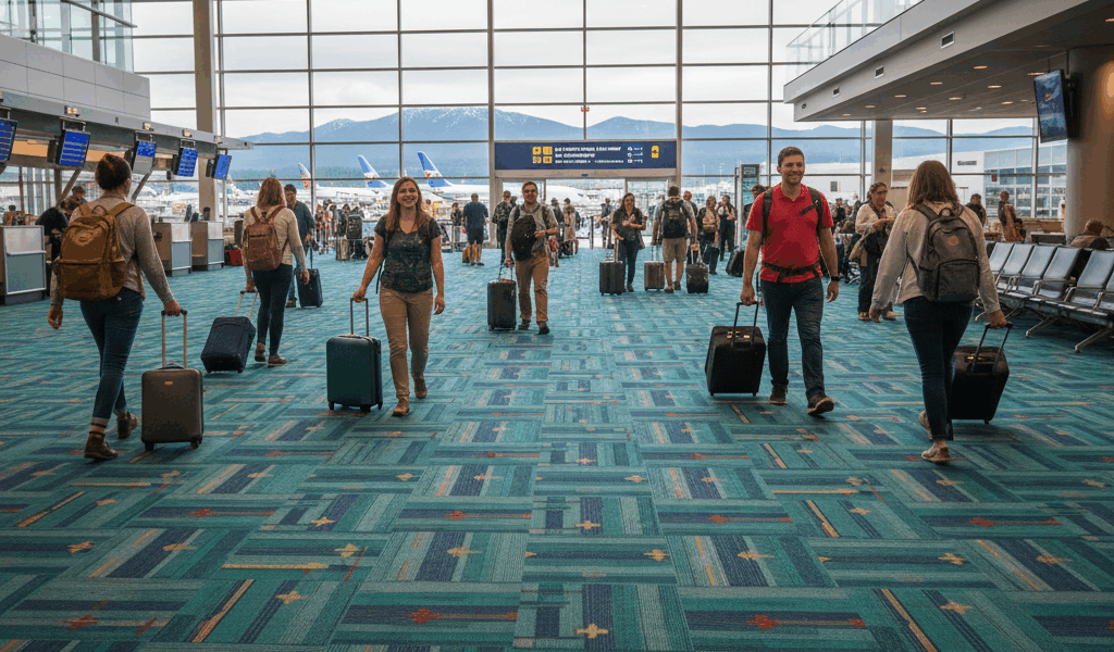 PDX Carpet Why Portlands Airport Floor Became a Cultural Icon