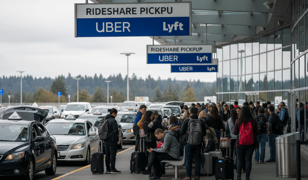 Where to Meet Your Uber at PDX Portland Airport Pickup