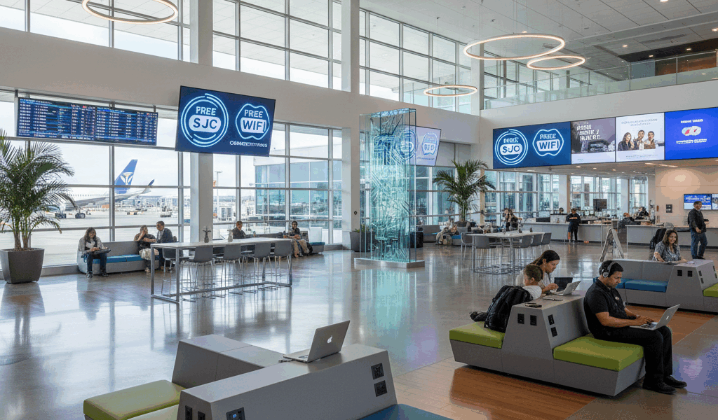 San Jose Airport WiFi Free Network Access at SJC