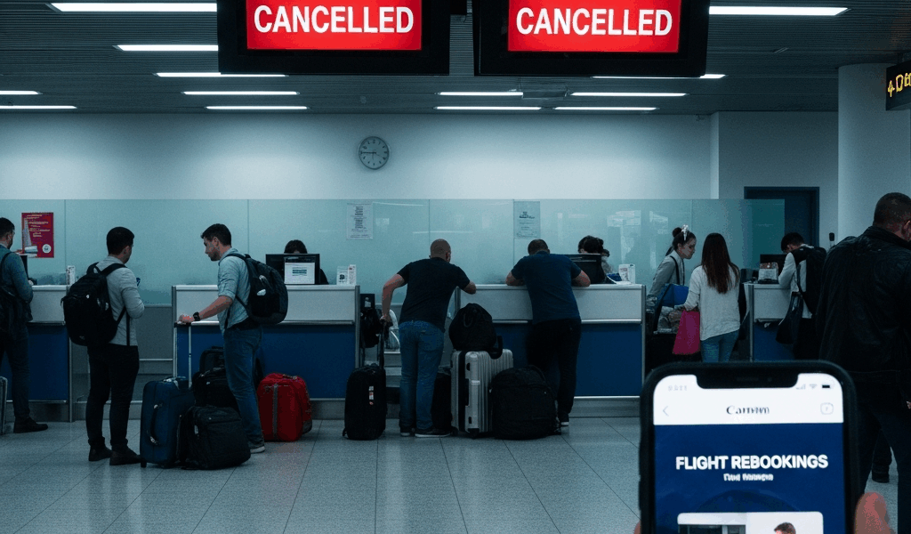 What to Do When Your Flight Is Cancelled at the Airport