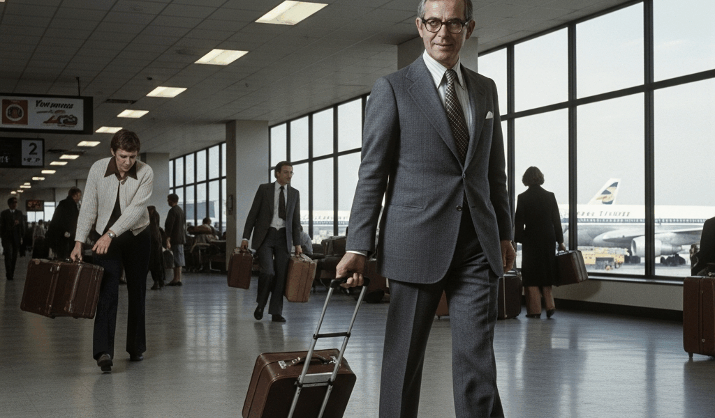 Professional photograph related to: Who Invented Rolling Luggage? The Surprisingly Recent Story. Hig