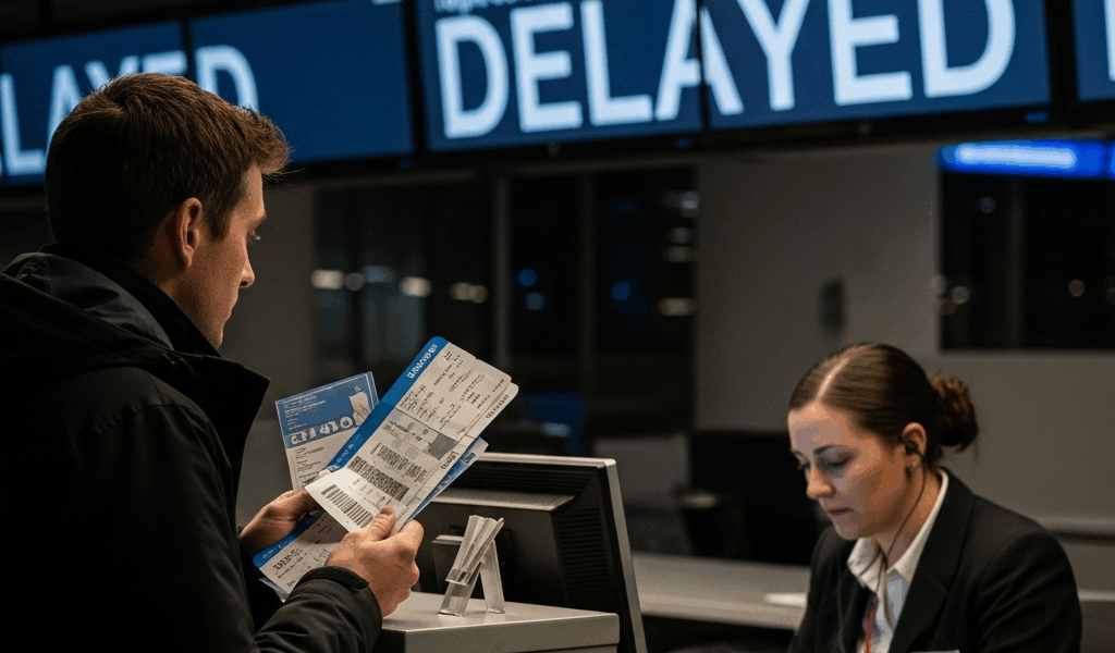 What to Do When Your Flight Is Delayed Overnight