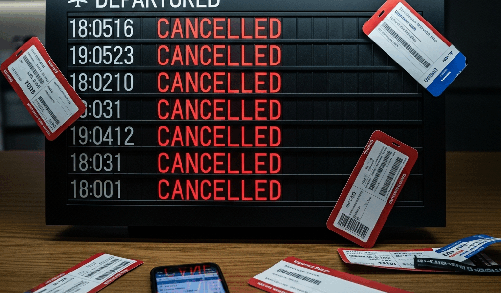 What to Do When Your Flight Gets Cancelled Last Minute