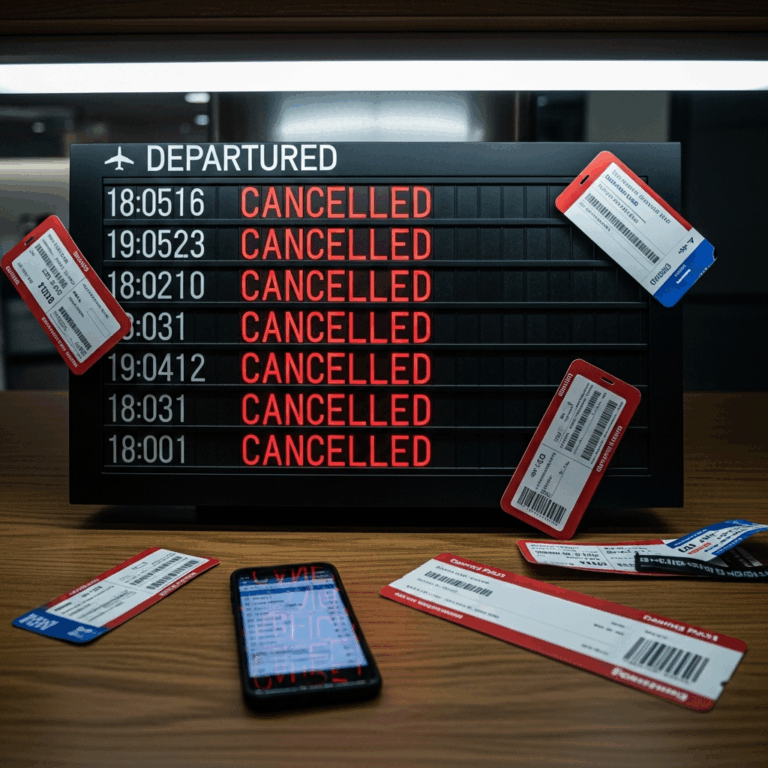 What to Do When Your Flight Gets Cancelled Last Minute