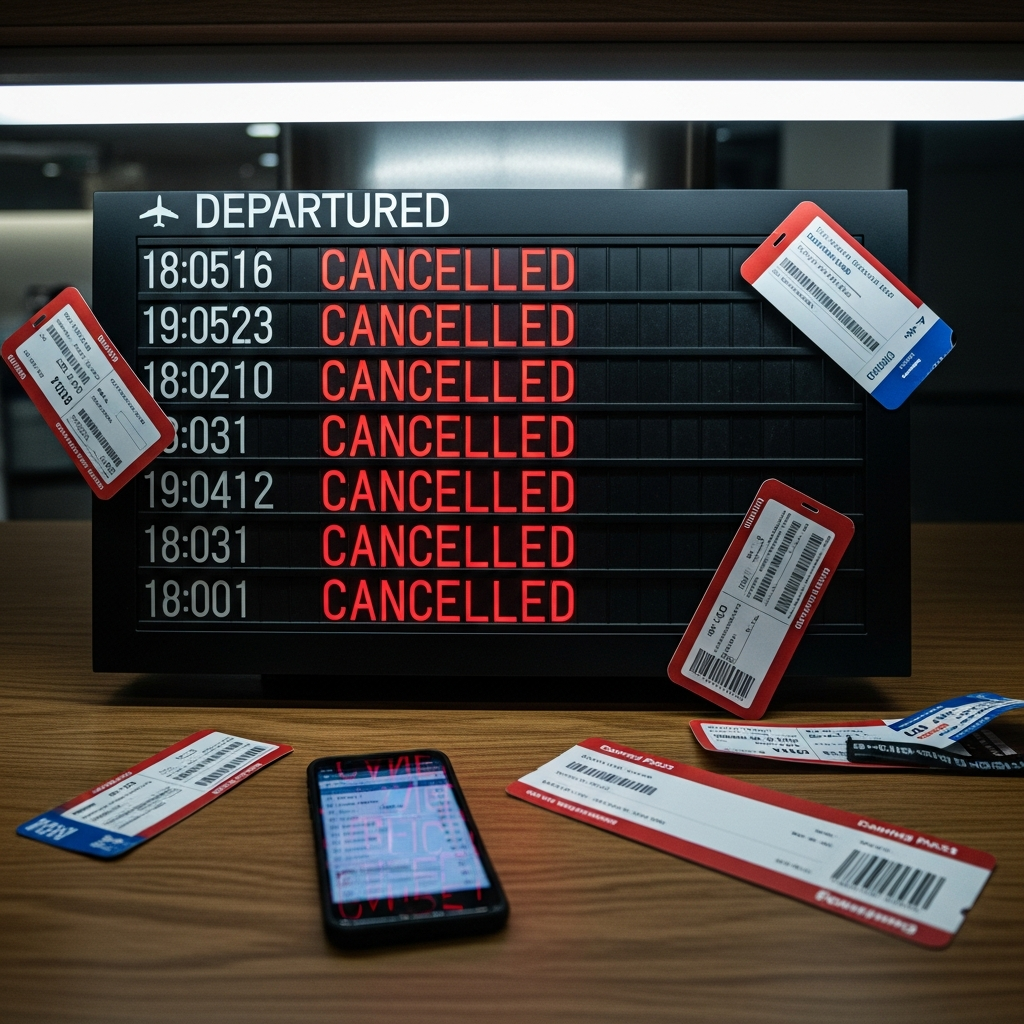What to Do When Your Flight Gets Cancelled Last Minute