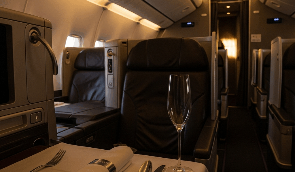 What to Do When Your Flight Upgrades to First Class