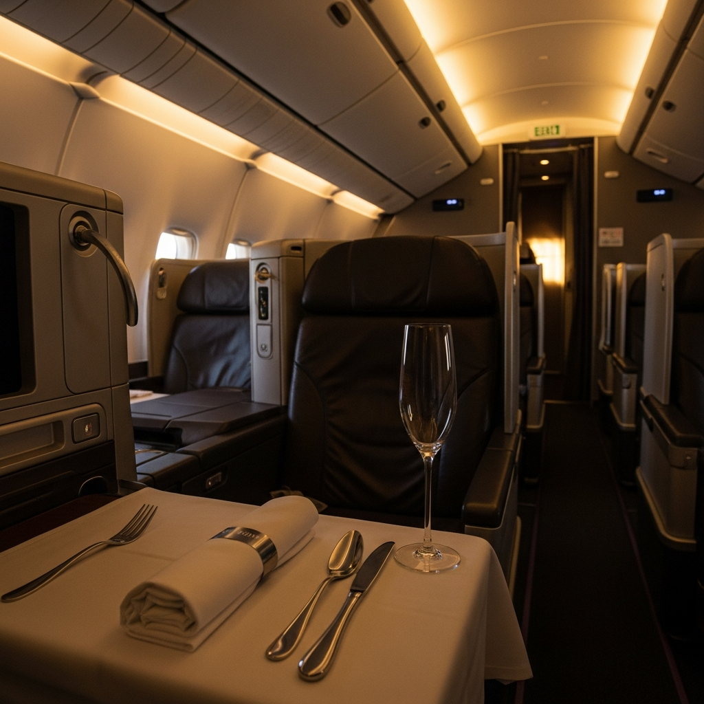 What to Do When Your Flight Upgrades to First Class